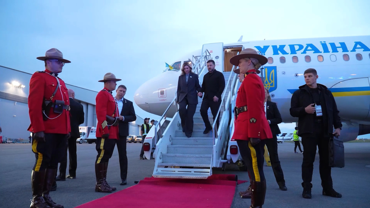 Zelenskyy arrives in Canada after visits to Norway and Iceland